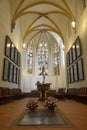 Interior of Thomaskirche in Leipzig Royalty Free Stock Photo